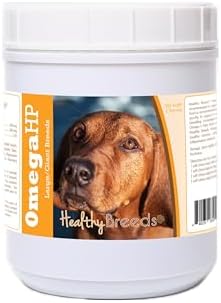 Healthy Breeds Redbone Coonhound Omega HP Fatty Acid Skin and Coat Support Soft Chews 90 Count