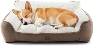 Extra Thick Orthopedic Bolster Dog Bed Medium Size Dogs