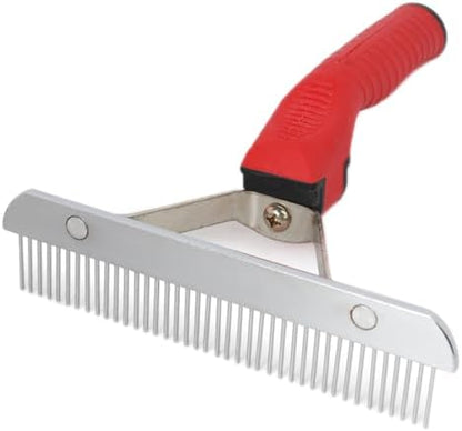 Pet Deshedding Rake Comb for Large Dogs Undercoat Grooming Brush