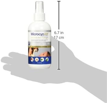MicrocynAH Wound and Skin Care Sprayable Hydrogel, 8-Ounce