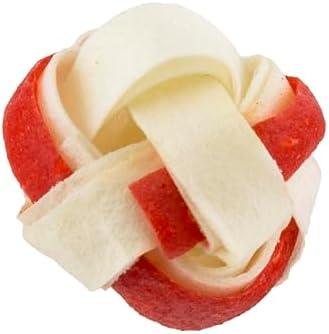 Dingo Goof Balls Rawhide Treats For Small Dogs, With Real Chicken, 15 Ct