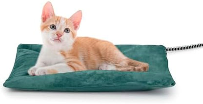 Outdoor Cat Heating Pad, 15.7" x 11.8", 30W, Green