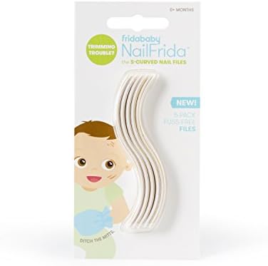 Frida Baby NailFrida The S-Curved Baby Nail Files, Safe for All Ages, 5ct