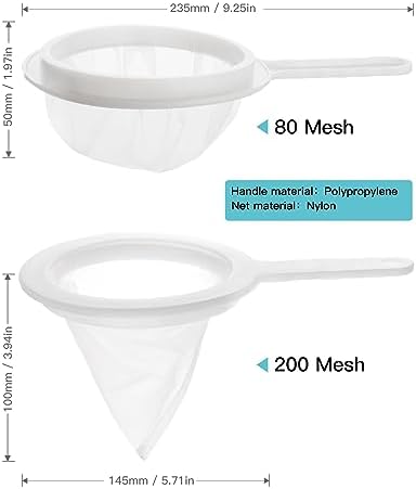 Baby Brine Shrimp Sieve 80 Mesh 200 Mesh kit for Brine Shrimp Hatchery