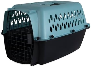 Petmate Fashion Vari Dog Kennel, 24in, for Pets 10-20lbs, Light Blue