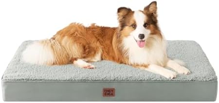 EHEYCIGA Orthopedic Dog Bed Extra Large with Removable Washable Cover, 41IN