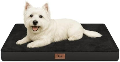 Waterproof Orthopedic Dog Crate Bed for Small Dogs & Cats