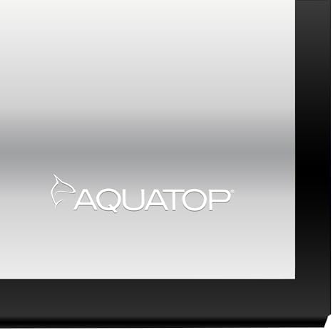 Aquatop EuroStyle Bowfront - 6.1-Gallon Nano Semi-Circle Glass Aquarium, Safe for Freshwater & Saltwater, Desktop Fish Tank, Panoramic, ES-16