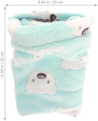 Hemobllo Guinea Pig Bed House Warm Pet Sleeping Bag Fleece Hamster House for Rats Hedgehogs Chinchillas Rabbits Small Pet Cage .84 X 12.59 X 6.29 in 1 Pack