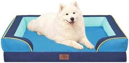 Comfort Expression Orthopedic Dog Beds for Large Sized Dog with Bolster