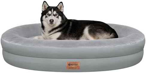 Waterproof Orthopedic Dog Bed for Extra Large Dogs, Silver