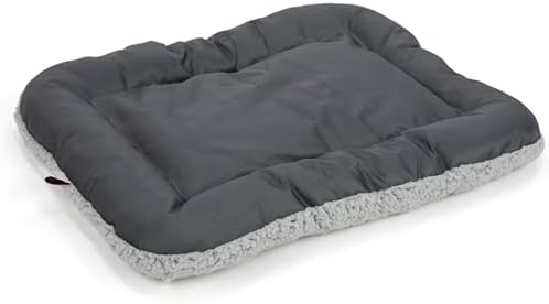 SportPet Waterproof Replacement Bed for Cat Carrier – Plush Washable Fleece Pad Fits Large & X-Large Hard-Sided Travel Cat Carriers, Crate Mat Insert for Cats, Kittens, Dogs, & Small Pets – Gray