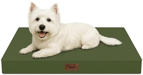 Waterproof Orthopedic Dog Crate Bed for Small Dogs & Cats