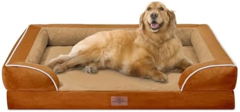 Comfort Expression Waterproof Orthopedic Dog Bed for Extra Large Dogs