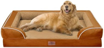 Comfort Expression Waterproof Orthopedic Dog Bed for Extra Large Dogs
