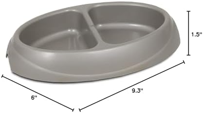Petmate 23174 Double Diner Pet Dish, Small