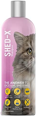 Shed-X Shed Control Shampoo for Cats, 8 oz, Vitamins & Antioxidants