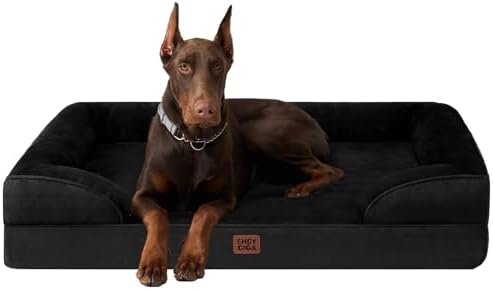 EHEYCIGA Orthopedic XXL Dog Bed, Waterproof Washable XL Big Pet Bed 52"