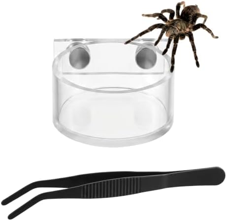 Jumping Spider Feeding Dish Set, Water Bowl with Tweezer