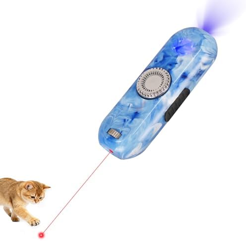 TBTeek Cat Toy, Finger Rotatable, 3 Modes, 5 Fun Patterns