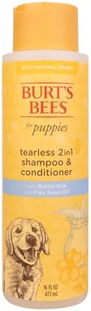Burts Bees Tearless Puppy Shampoo & Conditioner with Buttermilk, 16 Fl Oz