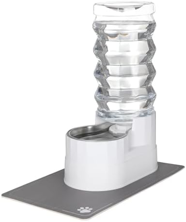 RIZZARI 9L Elevated Dog Water Dispenser: Large Capacity Wide Mouth