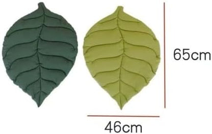 Leaf Pet Bed & Mat for Cats and Dogs – Cozy Warm Resting Pad for Sofa & Floor, Pet Hair Protection (Leaf, Large)
