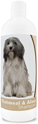 Healthy Breeds Aloe & Oatmeal Dog Shampoo for Tibetan Terrier - OVER 200 BREEDS - 16 oz - Mild & Gentle for Sensitive Skin - Hypoallergenic Formula & pH Balanced