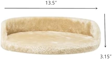 SHENGOCASE 13.5" Cat Tree Tower Accessories Replacement Parts Top Platform Perch Bed Cat Tower Add ons (Semi-Surrounded M10 Screw)