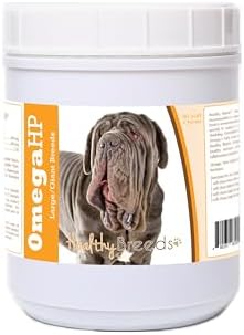 Healthy Breeds Neapolitan Mastiff Omega HP Fatty Acid Skin and Coat Support Soft Chews 90 Count
