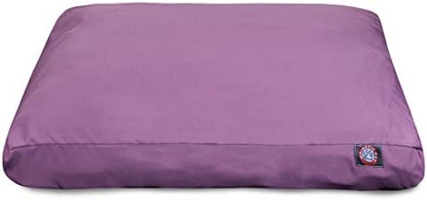 Majestic Pet Rectangular Dog Bed, X-Large, 50x42x5 in, Washable, Lilac