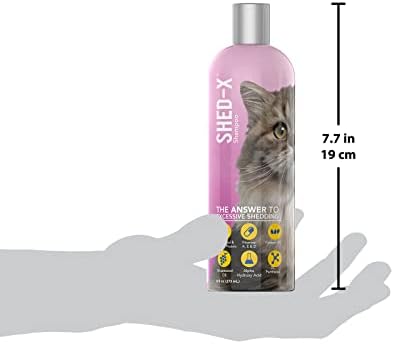 Shed-X Shed Control Shampoo for Cats, 8 oz, Vitamins & Antioxidants
