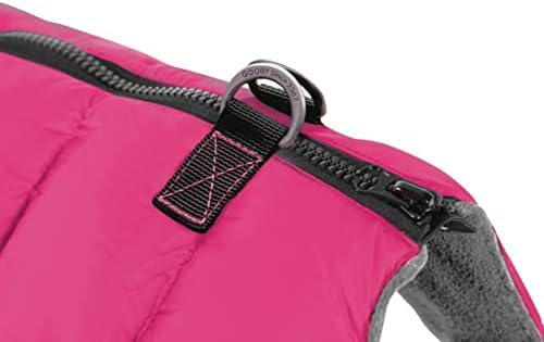 Gooby Padded Vest Dog Jacket, Solid Pink, Medium