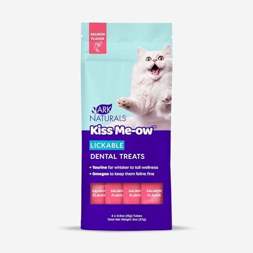 ARK NATURALS Kiss Me-Ow Lickable Cat Treat - Salmon Flavor (2 oz)