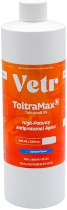 Toltrazuril 5.0% for Horses, Dogs, Cats, 500mL/16.9 Ounce, for Non-Food Chain Animals, Chicken
