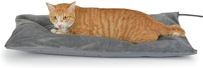 Outdoor Cat Heating Pad, 27.5" x 15.7", 50W, Grey