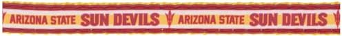 Pets First Collegiate PET Collar New Version Arizona State Sun Devils Dog Collar, Size Small. Best Sports Team Color for Dogs & Cats. A Shiny & Colorful Dog & Cat Collar Licensed by The NCAA