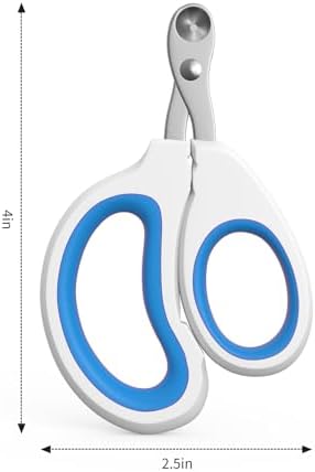 Aogeili Cat Nail Clippers - Stainless Steel, Non-Slip, Safe for Small Pets