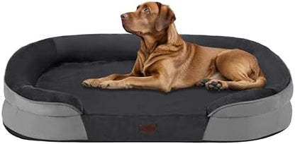 Dwanton Orthopedic Waterproof X-Large Dog Bed Sofa, Gel Memory Foam, 45"