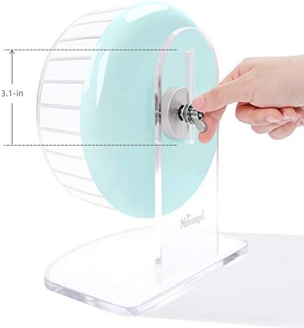Niteangel Super-Silent Hamster Exercise Wheel: Quiet 8.2 inch Running Wheel