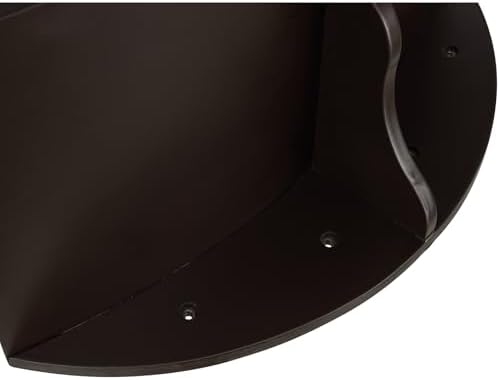 Trixie Lea Wall Mount Perch XXL, Cat Shelf with Soft Plush Cushion Bed, Ideal for Large Cats, 11 x 19-inches, Espresso Brown (44580)