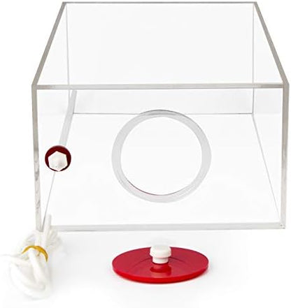 Aquarium Choice Acryli Made Liquid Storage Bucket Doing Pump Reservoir Container (4.7 * 7.4 * 10.9 Inch;5000ml/5L（Red）)