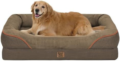 Chez Paw Waterproof Orthopedic XL Dog Bed for Large and Extra Large Dogs