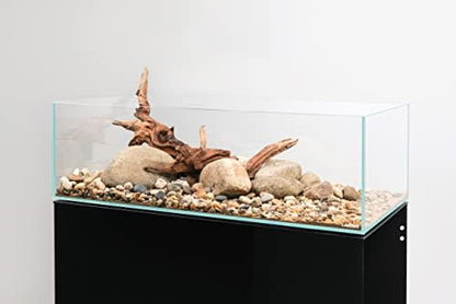 LANDEN Aquarium Shallow 7.9 Gallon Ultra Clear Glass Rimless Fish Tank 60S