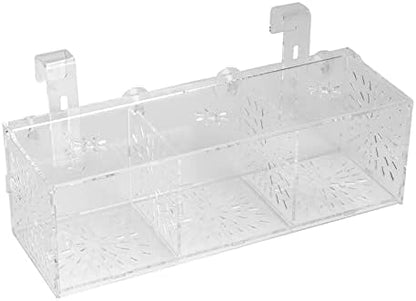 Yosoo Health Gear Clear Acrylic Fish Breeding Isolation Box, 30x10x10cm