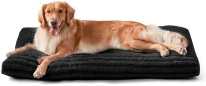 FURTIME Washable XL Dog Bed for Extra Large Dogs, Deluxe Dog Crate Beds
