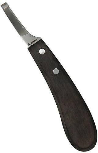 Diamond Farrier LH Left Hand NarrBlade Hoof Knife, Narrow, Plain