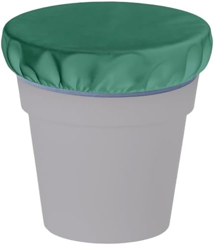 2-5 Gallon Horse Bucket Cover, Waterproof Horse Feed Bucket Cover, Lightweight and Easy to Use (Excluding Bucket, Green)