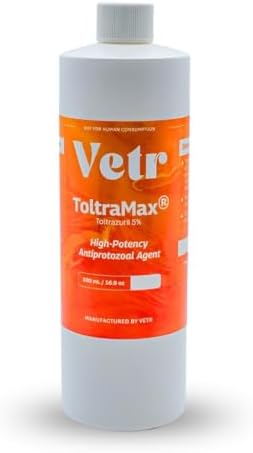 Toltrazuril 5.0% for Horses, Dogs, Cats, 500mL/16.9 Ounce, for Non-Food Chain Animals