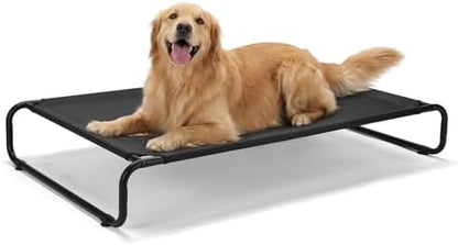 Veehoo Cooling Elevated Dog Bed, Outdoor Raised Dog Bed for Large Dogs
